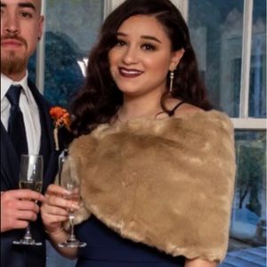 Faux Fur Shawl